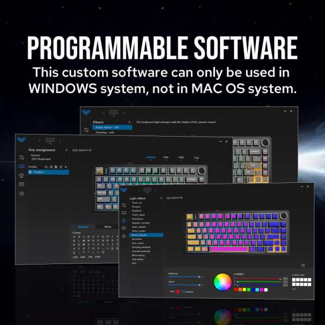 EPOMAKER x Aula F75 ゲーミングキーボード ガスケット EPOMAKER x Aula F75 ゲーミングキーボード ガスケット