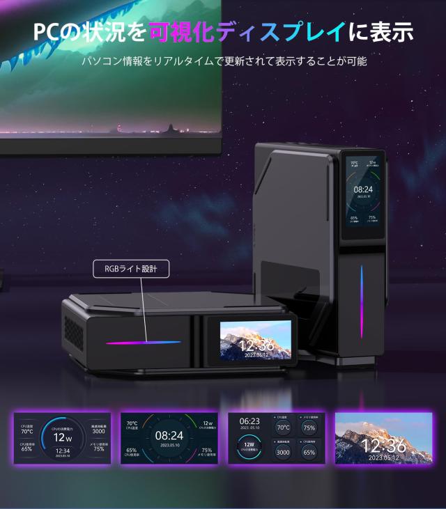 ミニpc N97 mini pc 2024最新型 動作軽い最大3.6GHz 小型pc 16GB DDR4