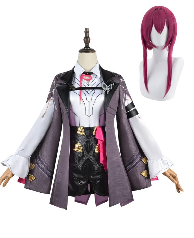 [NOKIJP] 崩壊スターレイル カフカ コスプレ ウィッグ付き カフカ コスプレ衣装 星核ハンター かふか コスプレ ウィッグ付き ほうかいスの通販は