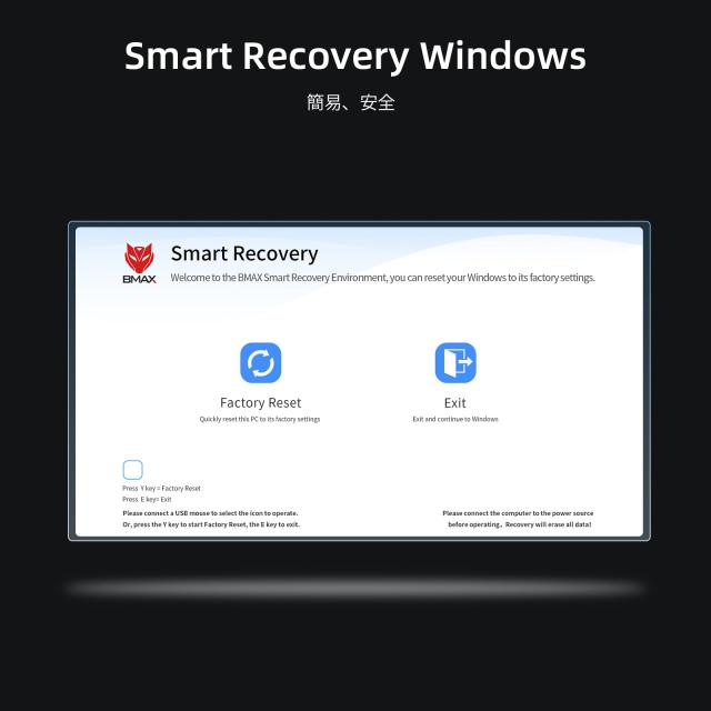 BMAX ミニPC 16GB DDR4 1TB NVMe SSD Intel Core i7-1060NG7 mini PC Windows 11 Pro 最大3.8GHz 4コア8スレッド 省電力 豊富なポート 4K