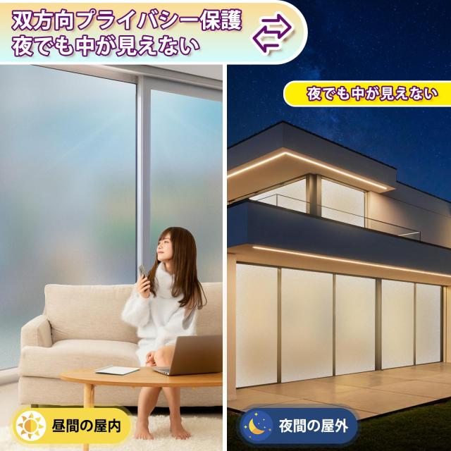 Coavas 窓ガラス目隠しフィルム 目隠しシート 窓 フィルム すりガラスシート 紫外線カットフィルム ガラス飛散防止フィルム 結露防止シーの通販は Coavas 窓ガラス目隠しフィルム 目隠しシート 窓 フィルム すりガラスシート 紫外線カットフィルム ガラス飛散防止フィルム 結露防止シーの通販は