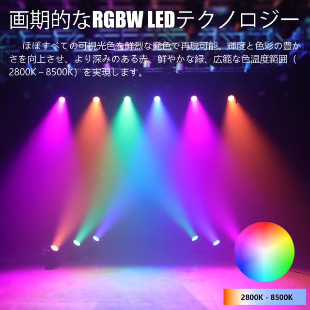 BETOPPER 350W移動ヘッド ライト 7x40W RGBW の洗浄/ズームレンズ/CTO の効果の蜂の目 DJs、棒、クリスマスおよびホーム パーティーの照_3