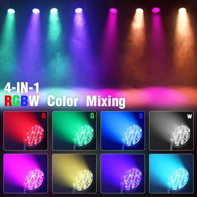 BETOPPER 350W移動ヘッド ライト 7x40W RGBW の洗浄/ズームレンズ/CTO の効果の蜂の目 DJs、棒、クリスマスおよびホーム パーティーの照_4