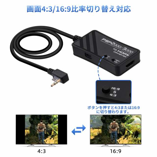 ANS-P041 PSPフル画面 プレイHDMI - メルカリ