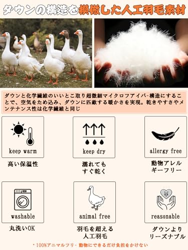 CAMDOOR【人工ダウン・30秒収納】寝袋 冬用 ダウン シュラフ 封筒型 ナイロン 320T防水耐裂 1.8kg 2.2kg キャンプ 寝袋 コンパクト -15℃