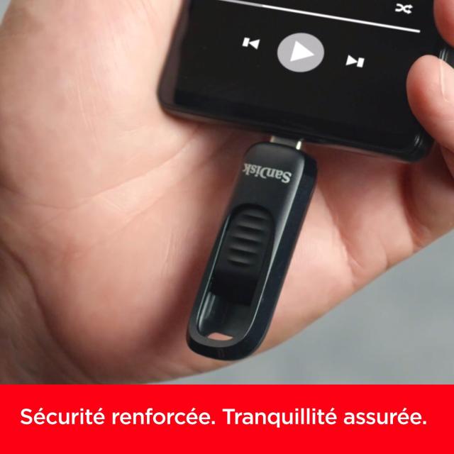 SanDisk 256GB ウルトラスライダー USB Type-Cフラッシュドライブ - 最大400MB/秒、USB 3.2 Gen 1、格納式コネクタ - SDCZ480-256G-G46？_5