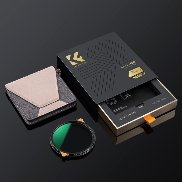 K＆F Concept 62mm ND2-32＆CPLフィルター 可変NDフィルター 2in1 一枚二役 多機能フィルター 真鍮製 フレアやゴースト防止 色かぶり無し_7
