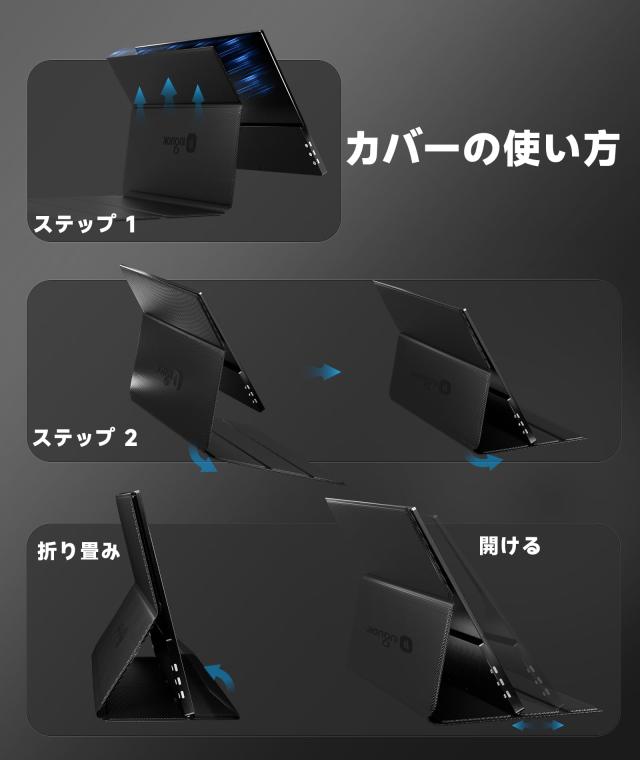 Ingnok モバイル モニター 18.5インチ モバイルディスプレイ 100%sRGB