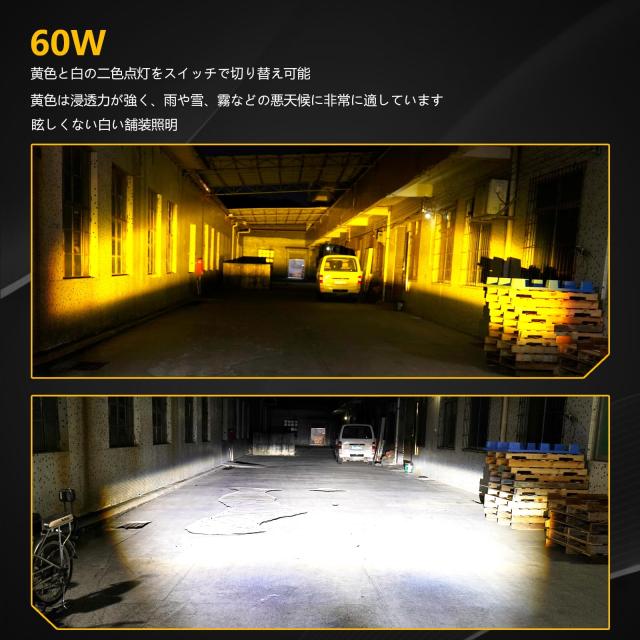 Motikvans バイクフォグ ランプ 補助灯ハーネスセット LED