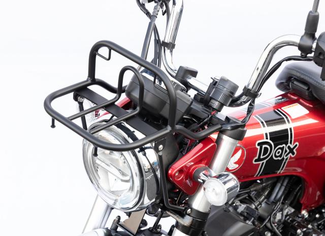 キジマ(Kijima) バイクパーツ フロントキャリア オーバー スチール製 ダックス125(’22-/8BJ-JB04) マットブラック 210-2787