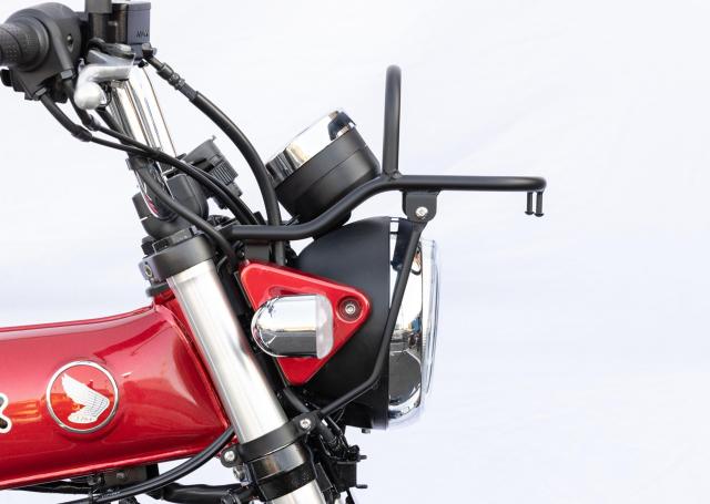 キジマ(Kijima) バイクパーツ フロントキャリア オーバー スチール製 ダックス125(’22-/8BJ-JB04) マットブラック 210-2787