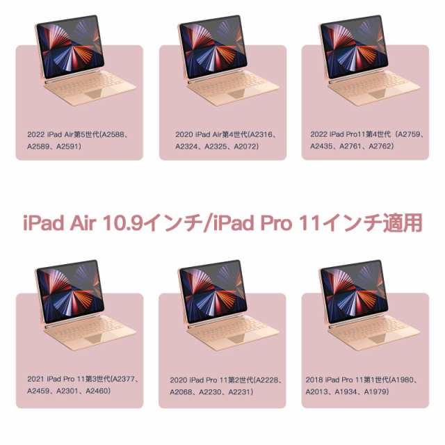 マジックキーボード SUKEBON iPad Pro 11 スマートキーボード iPad