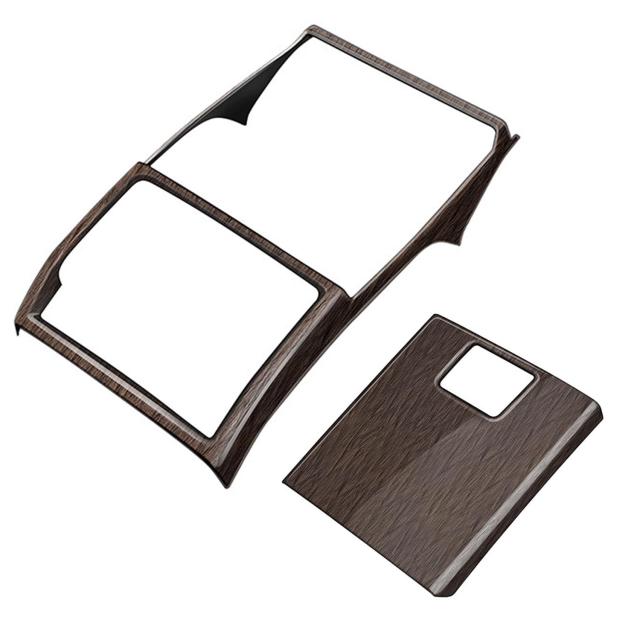 新型アルファード40系 後席吹き出し口キック防止 後席インテリアパネル 木目調 YOFAMO トヨタ 新型アルファード40系 AAHH40W AAHH45W ヴェルファイア