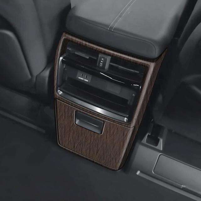 新型アルファード40系 後席吹き出し口キック防止 後席インテリアパネル 木目調 YOFAMO トヨタ 新型アルファード40系 AAHH40W AAHH45W ヴェルファイア