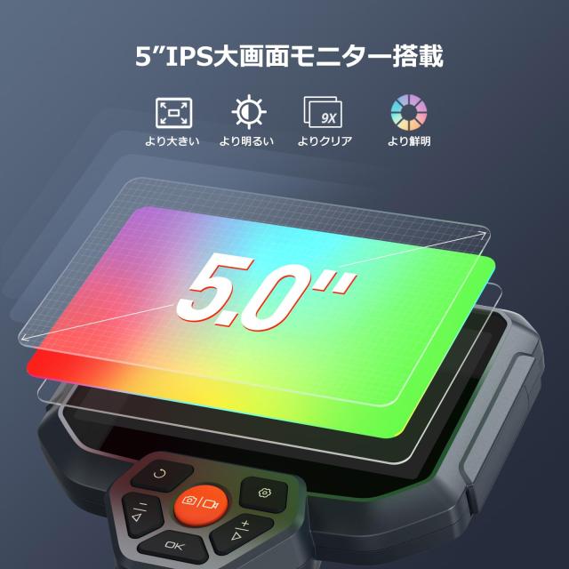 DEPSTECH ファイバースコープ デュアルレンズ 2024年最新型