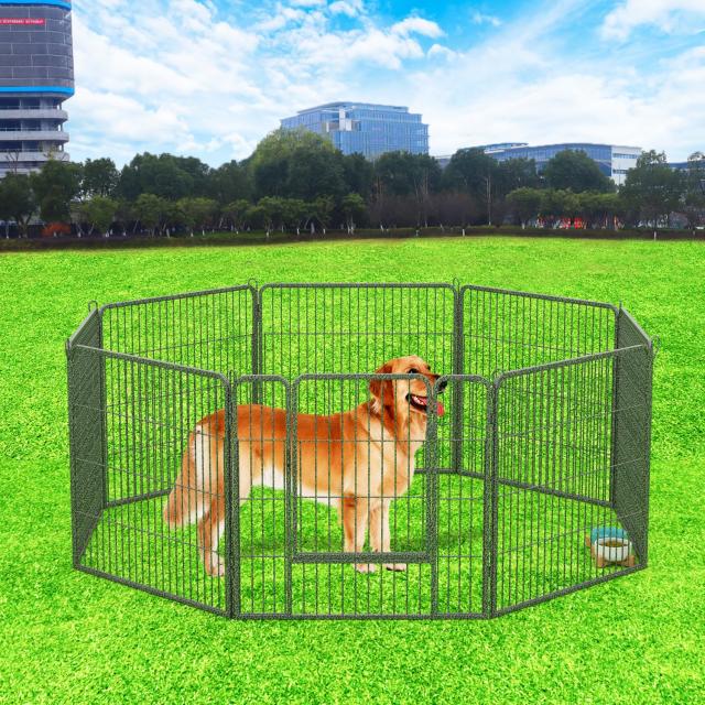 Dinah Alsop ペットフェンス 中大型犬用— ペットケージ パネル8