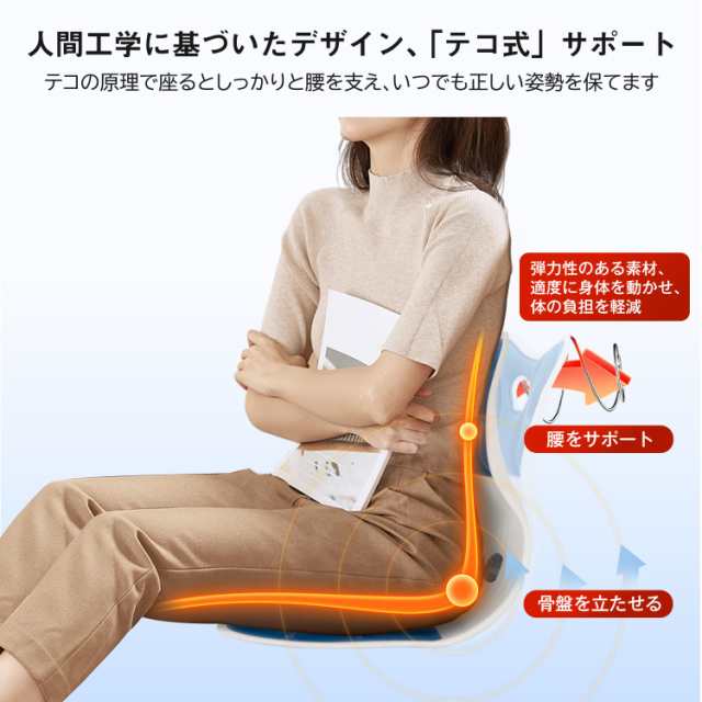EMSIC 姿勢矯正 椅子 姿勢サポートチェア 猫背を防ぐ 骨盤