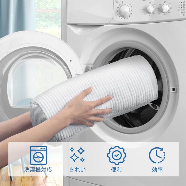 Teletrogy 洗濯ネット 靴用洗濯袋 円筒型 直径16×縦32cm 強いメッシュ 型崩れ防止 ランドリーネット 洗濯袋 ドラム式 スニーカー/シューの通販は