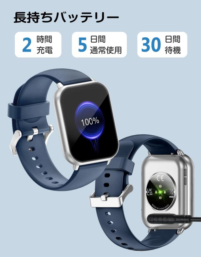 RUIMEN スマートウォッチ 通話機能付き レディース Smart Watch iPhone