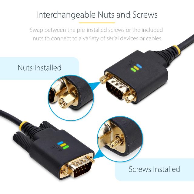 StarTech.com USB - RS232Cシリアル変換ケーブル／ストレート／USB 2.0接続／3m 1P10FFC-USB-SERIAL_2