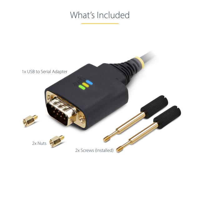 StarTech.com USB - RS232Cシリアル変換ケーブル／ストレート／USB 2.0接続／3m 1P10FFC-USB-SERIAL_6