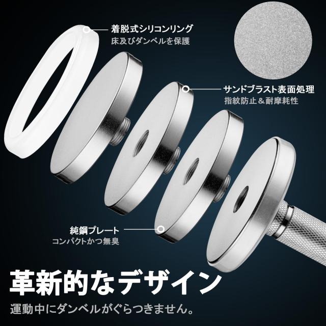 Northdeer クロームメッキダンベル 25kg×2可変式 1個購入も可 Amazon | 【公式】Northdeer ダンベル 可変式 小型 スチール製 2.5kg