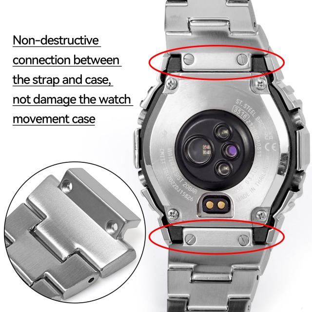 MOD Kit メタルウォッチケース ベゼルバンドストラップ 316ステンレス