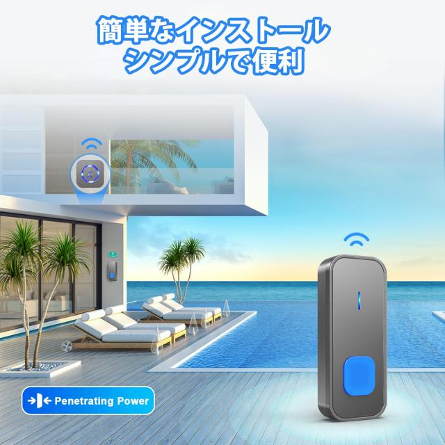 呼び出しベル　1000mまで IP55 防水 Amazon.co.jp: 呼び出しベル 飲食店 長距離 1000mまで IP55 防水