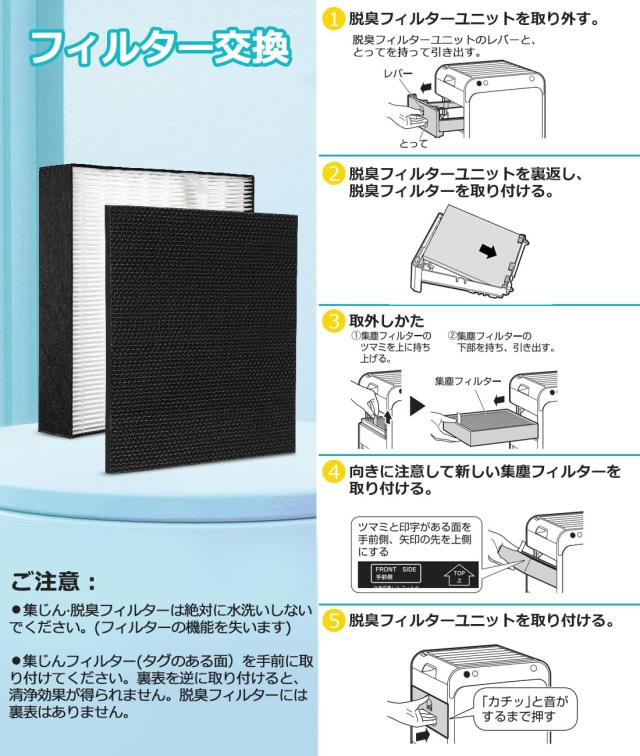ダイキン KAFP097A4 互換フィルター KAD109A4 脱臭フィルター 集じん 