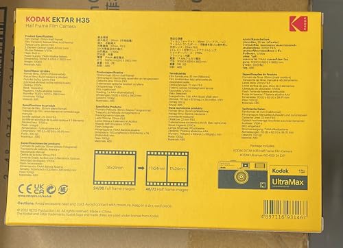 コダック(Kodak) 【国内正規品】 EKTAR H35 ハーフフレーム フィルム カメラ (オフホワイト) Kodak Ultramax 400/24EXP 35mm ロール フィ_2