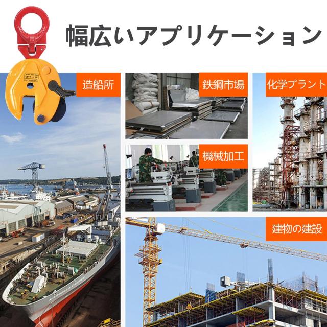 【タイムセール】 荷吊り用 ロック式 開口径0－25ｍｍ 定格容量2ｔ 吊り具 立吊クランプ 縦吊りクランプ ａｌｅａｗｏｌ 縦吊りクランプ aleawol 定格容量2t 開口径0 送料無料aleawol クランプ範囲約0～2.0cm