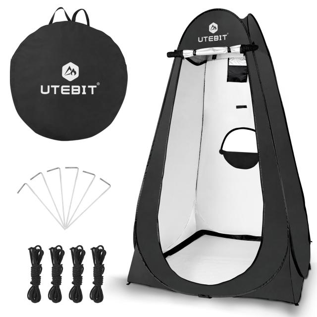 UTEBIT 着替えテント 120x120x190cm 簡易トイレ テント 透けない