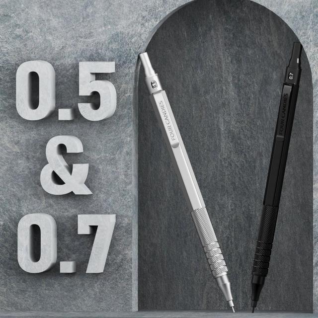 Four Candies メタルシャープペンシル 4本セット 0.5＆0.7 mm