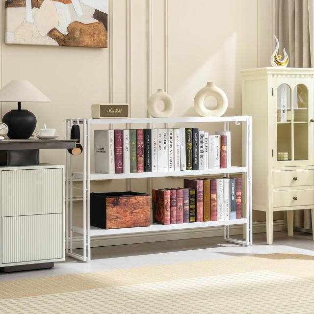 木製3段 オープンシェルフ 格子状 09c55 Amazon｜HCHQHS ラック 棚