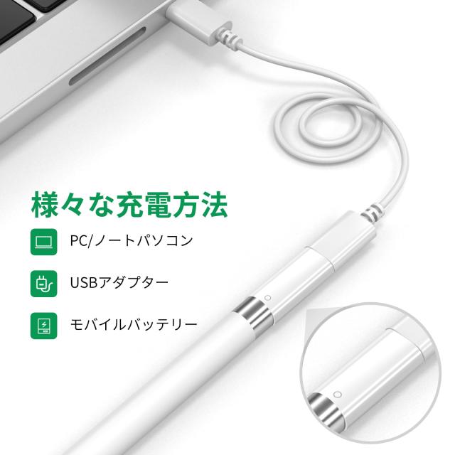 4点セット Apple Pencil 交換用キャップ 充電アダプタ 第1世代