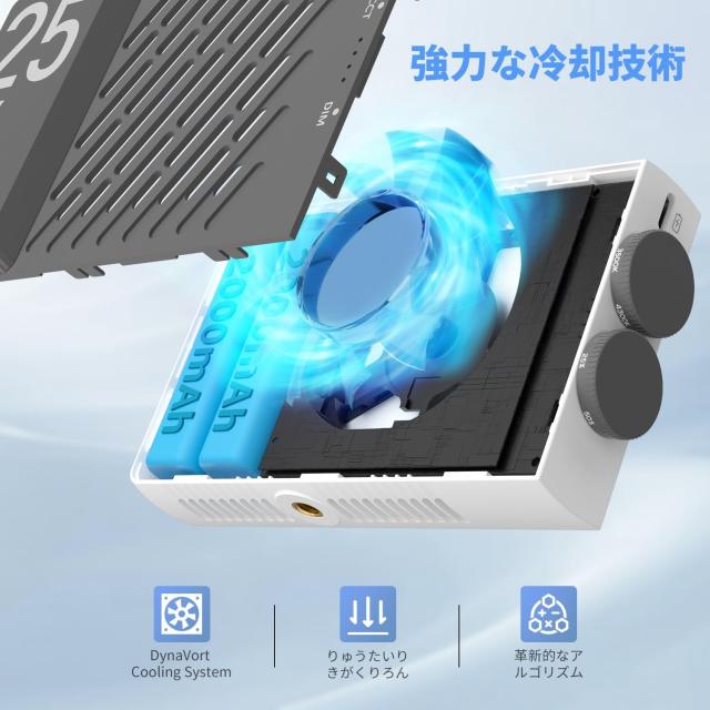 [公式旗艦店]ZHIYUN CINEPEER CM25 25W 撮影用ライト LEDビデオライト CRI 96+調光可能2700K-6200K 小型 充電式 USB PD急速充電 持ち運び_5