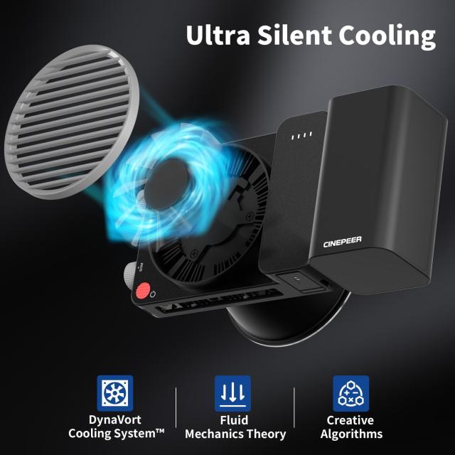 公式旗艦店]ZHIYUN CINEPEER CX100 100W COB撮影用ライト LEDビデオ