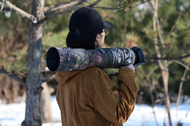 ROLANPRO レンズカバー | 適用Canon RF 200-800mm F6.3-9 IS USM対応 | 望遠レンズ用カモフラージュコート | 三層構造保護 | 色番号：緑