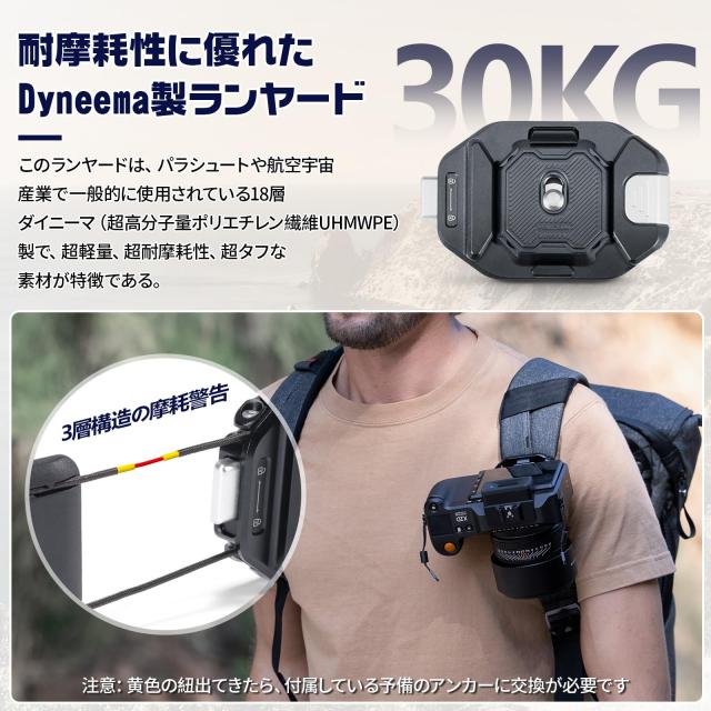 Ulanzi F38バックパックストラップクリップ カメラホルスターV2 カメラホルダー クイックリリースプレート アルカスイス対応 1/4ネジプレ