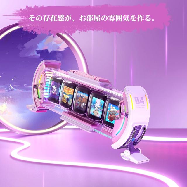 Divoom Times Gate 置き時計 デジタル時計 Divoom Times Gate 置き時計 おしゃれ デジタル ピクセルアート&frasl;アプリ