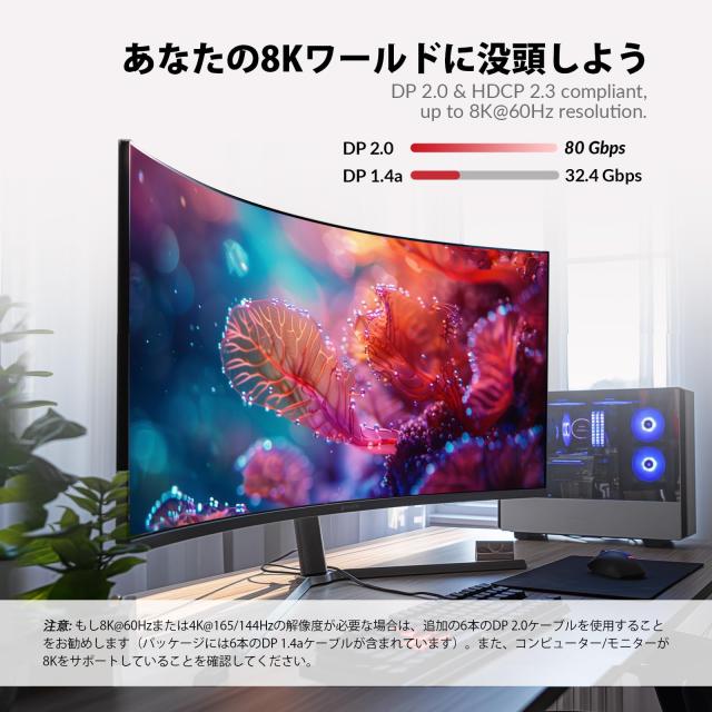 AV Access iDock D23 8Kディスプレイポート KVMスイッチ ドッキングステーション | 2台のPCに対応 | トリプルモニター対応 | ゲーミング_2