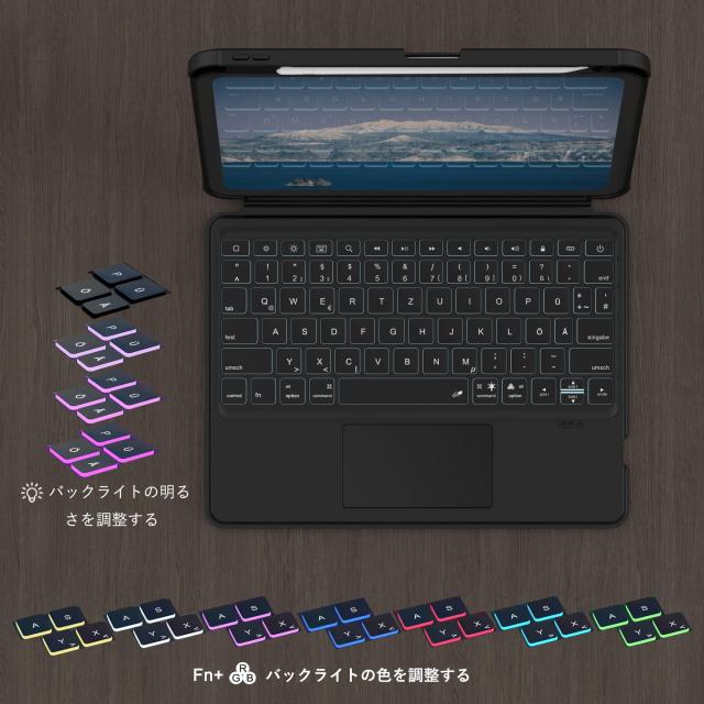 iPad Pro 12.9キーボード付きケース ipad Pro 12.9 第6/5/4/3世代