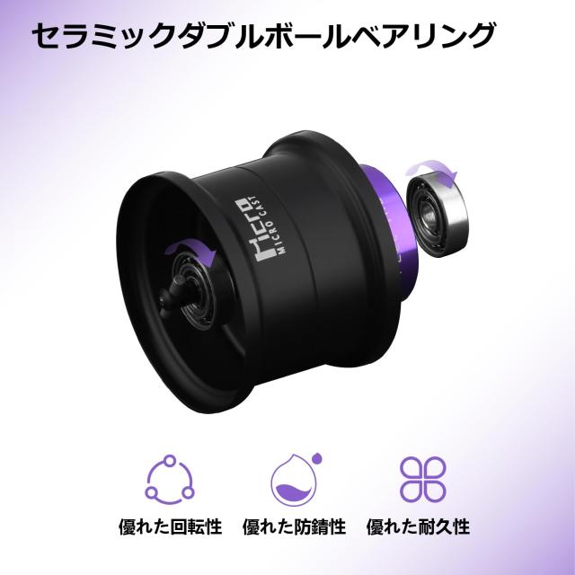 ゴメクサス スティーズ CT 専用 スプール ベイトリール スプール スティーズ 交換用 スプール 左右兼用 1.5g 軽量ルアー対応 遠投性能ア