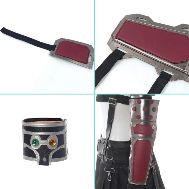[NSPSTT] ティファ コスプレ 格闘服 FF7 コスプレ衣装 イベント仮装 ティファ 全アクセサリー付き 全アクセサリー付き (ティファ 格闘服_3