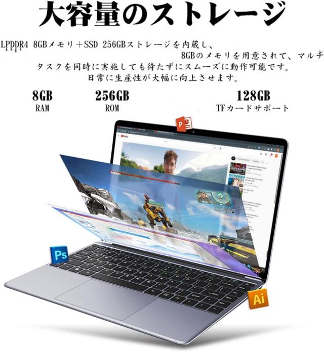 Herobook pro14.1インチ】ノートPC Windows11