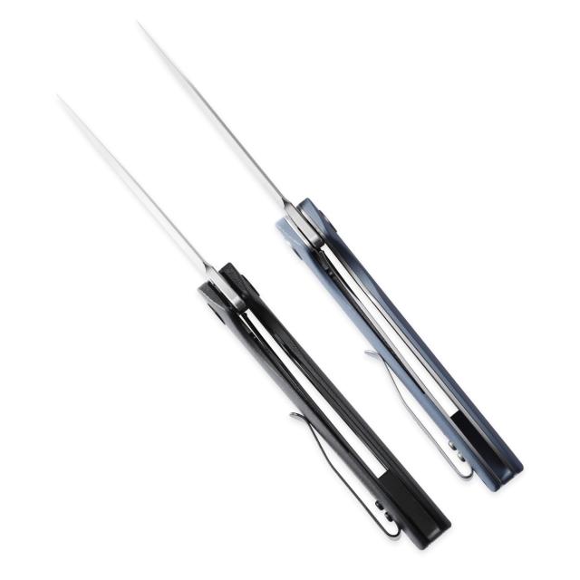 Petrified fish PFB01 Terra 折りたたみ出刃包丁3.54inD 2サテンブレードスチールMicarta手持ち部分EDCアウトドアキャンプ用衣嚢折り