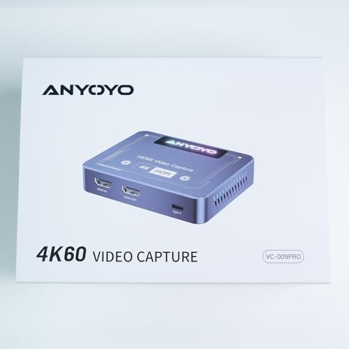 ANYOYO HDMI キャプチャーボード 4K 60FPS HDR ＆ VRRキャプチャー