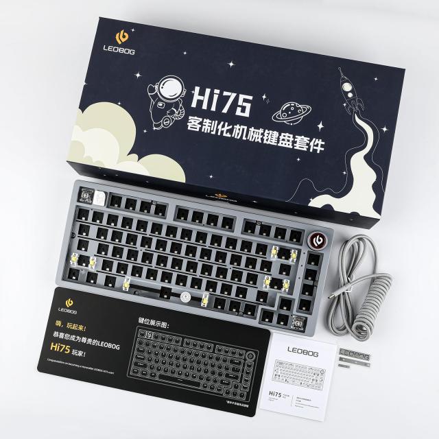 EPOMAKER x LEOBOG Hi75 アルミ合金 メカニカルキーボードキット 