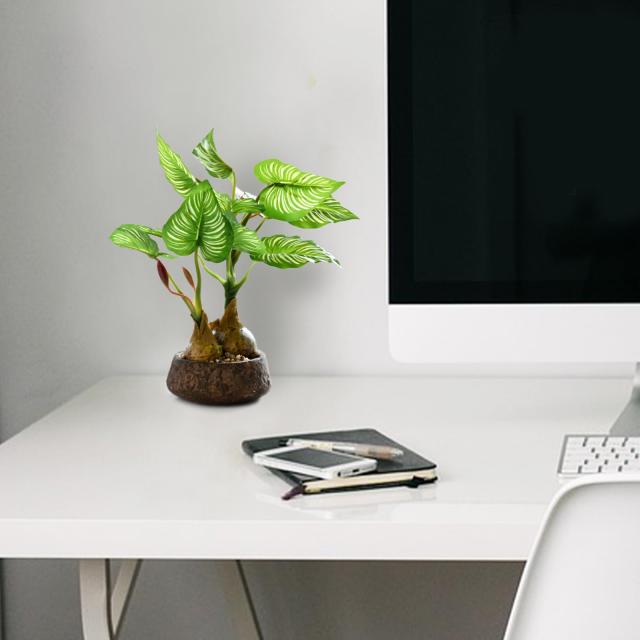 フェイクグリーン 人工観葉植物 光触媒 人工盆栽 モンステラインテリア