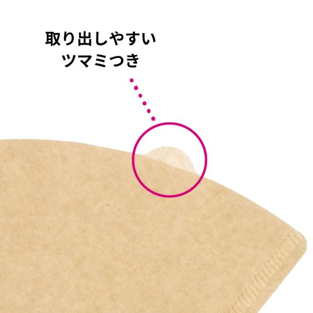ハリオ ペガサスコーヒー ペーパーフィルター 03 M 100枚 日本製 4~7杯用 ブラウン PEF-03-100M ×5個 [並行輸入品]_3